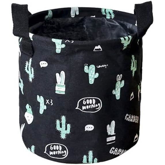 Panier à linge avec poignée en forme de girafe animée portant des lunettes - Panier à linge