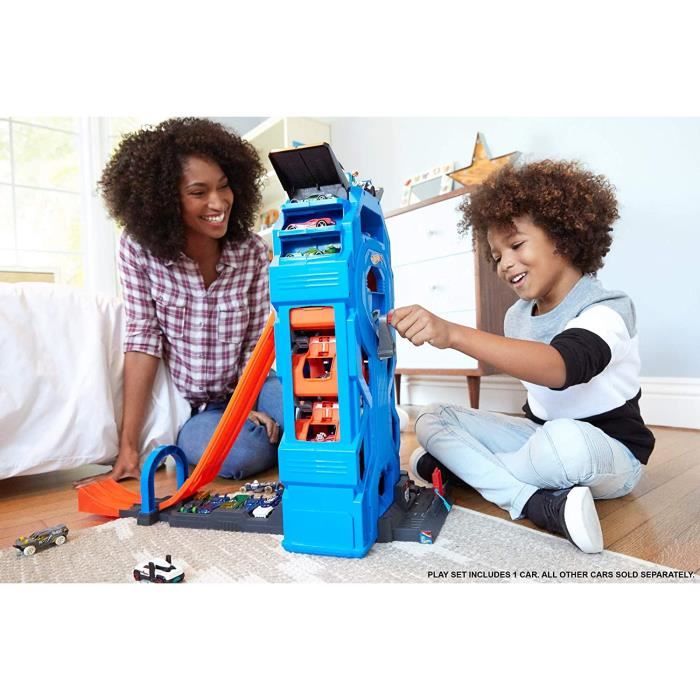 Hot Wheels City Caserne de Pompier, coffret de jeu pour petites