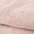 Lot de 2 serviettes de toilette TODAY 50x90 cm 100% Coton - Rose des sables-2
