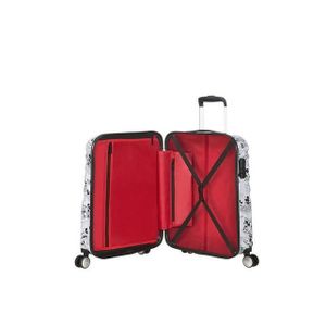 Minnie Comics White Comics- Spinner Small Bagage Cabine 36 liters 55 cm American Tourister Wavebreaker Disney Blanc