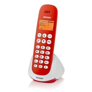 Téléphone Sans Fil Motorola DOT201 – Haut-parleur Mains Libres, Blocage D’appels, Répertoire 100 Contacts, écran Rétroéclairé