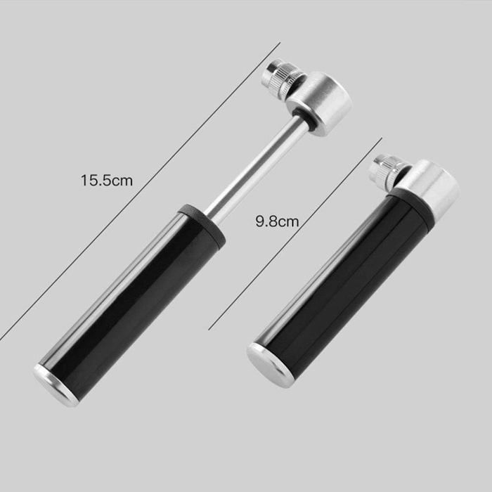 Mini Pompe à Vélo Portable ComfyHarbor – Pression Max 120 PSI – Compatible Valves Presta Et Schrader – Avec Support De Cadre