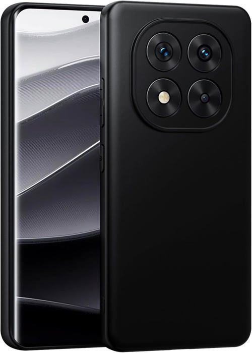 Coque Odeydo Antichoc Noire Pour Xiaomi 14T Avec Support - Neuf