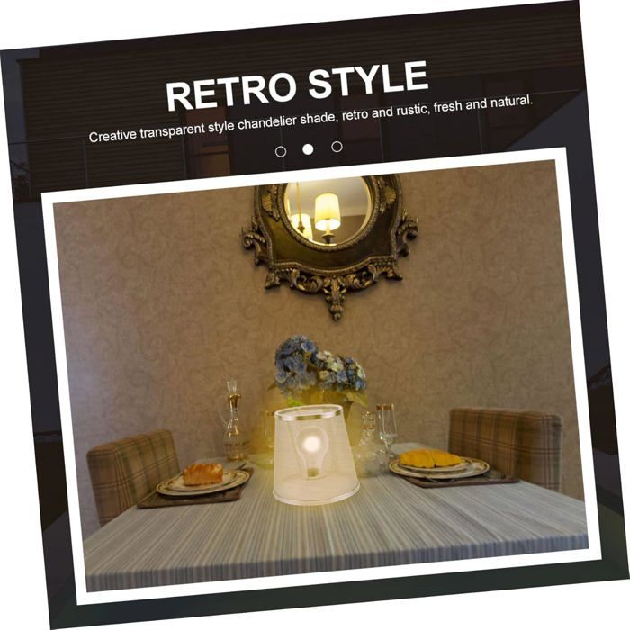 Abat-jour Cylindrique Moderne En Verre Transparent Avec Tambour De Fixation 1-5/8 Pour Lampadaires, Lustres, Luminaires Suspendus, Lampe De Table De Rechange 17 X 14 Cm