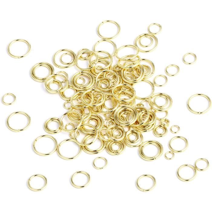 Beebeecraft 1 Boîte De 300 Anneaux Ouverts En Acier