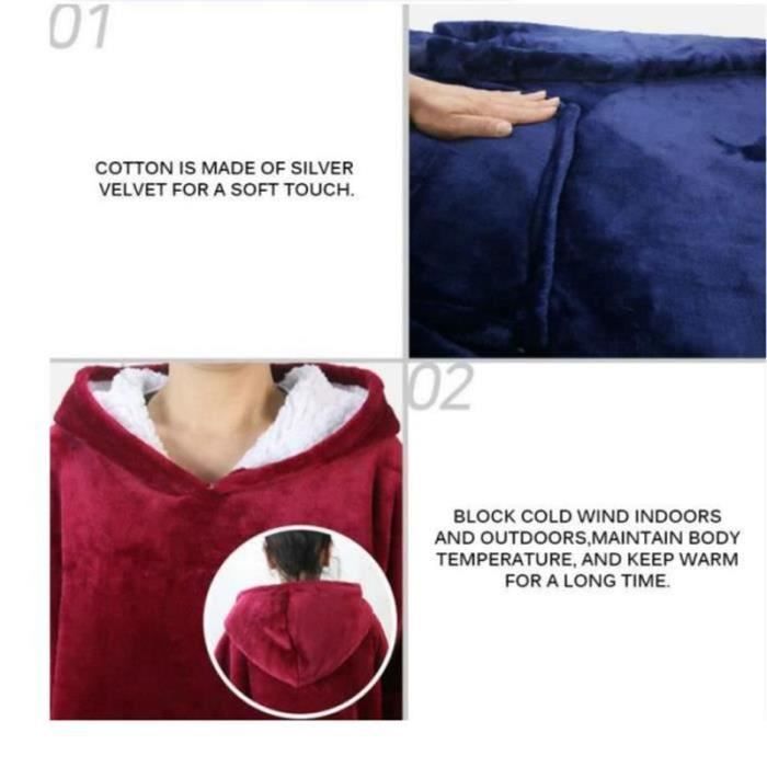 Bedsure Couverture Douillette et oelleuse, Couverture Douce et Chaude