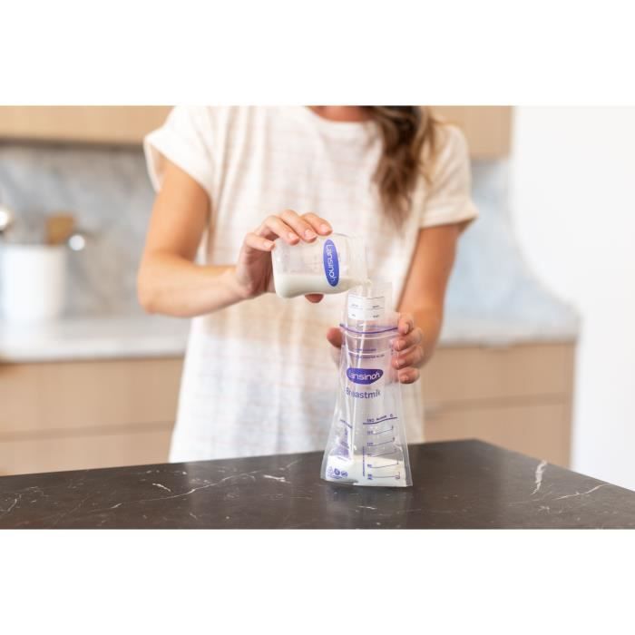 Tire-lait silicone recueil lait Lansinoh - collecter le lait maternel