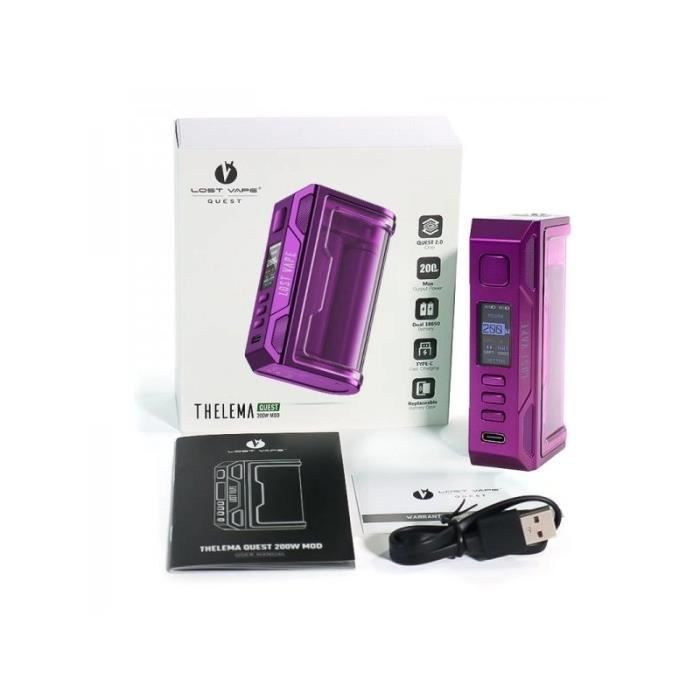 LOST VAPE - Box Thelema Quest New Colors Clear Edition - (Sierra Blue) -  Cdiscount Au quotidien