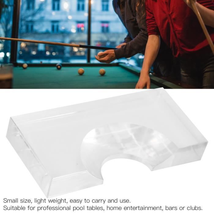 BROLEO Localisateur De Billard Transparent – Marqueur De Position Précis Pour Snooker Et Billard Américain (52,5 Mm Ou 57,2 Mm)