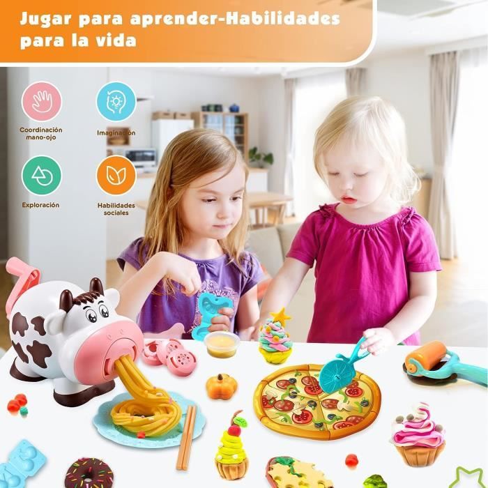 Pâte A Modeler Nouilles Machine Cuisine Jouet Pour Enfants - Cdiscount Jeux  - Jouets