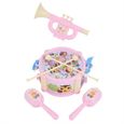 Atyhao Ensemble de jouets d'instruments pour enfants Jouets d'instruments éducatifs intéressants tambour marteau de sable-3