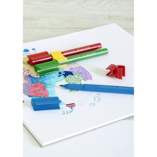 Faber Castell Pot De 45 Feutres Connector Coloris Assortis Achat Vente Feutres Fc 45 Feutres Connector Pot Cdiscount