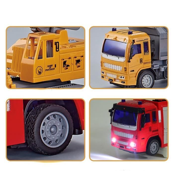Camion pompier télécommandé - vehicules-radiocommandes-miniatures