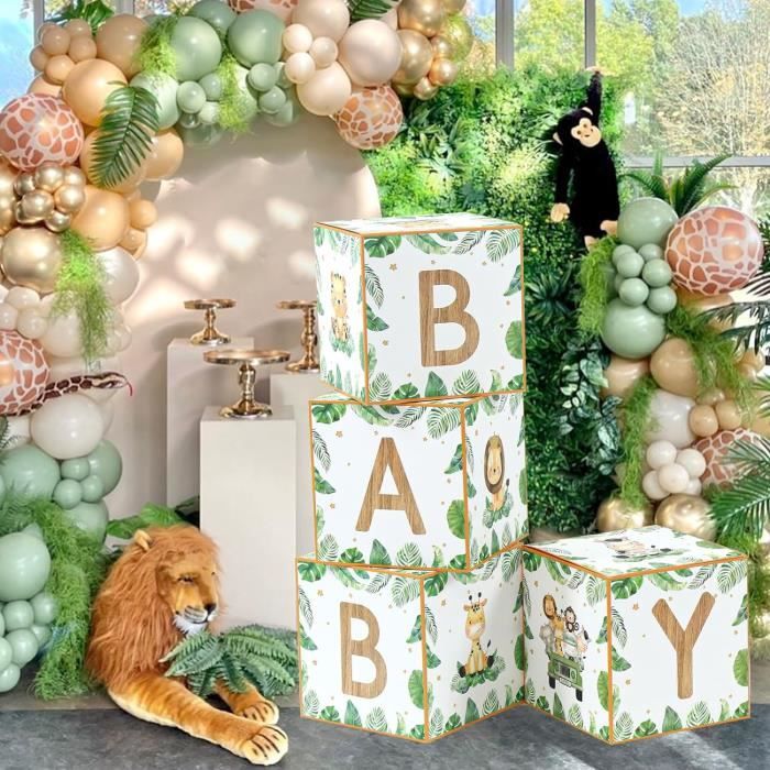 Ballons Décoration Jungle - Décoration Anniversaire - Baby Shower