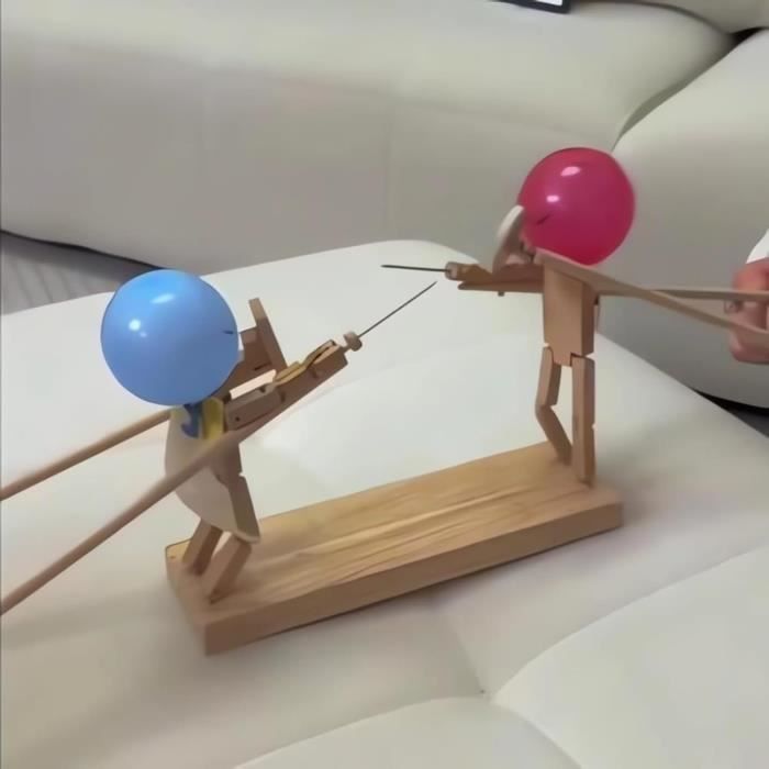 Balloon Bamboo Man Battle Jeu De Duel De Ballons En Bois Fait à La Main Balloon Bamboo Man Battle Jeu De Duel De Ballons En Bois Fait à La Main