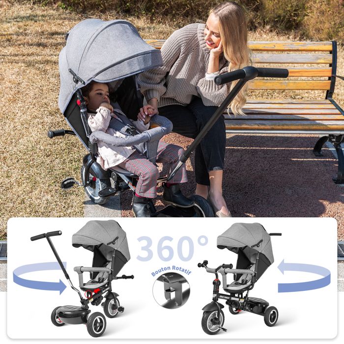 Besrey 7 in 1 top tricycle