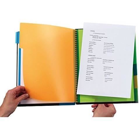 Cahier Spirale Oxford A4+ - 160 Pages Grands Carreaux | Couverture Polypro | Couleur Aléatoire | SOS NOTES
