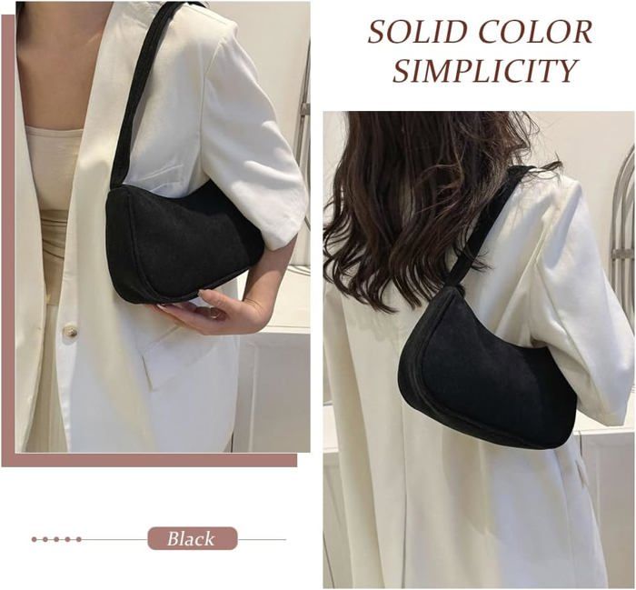 Noir Sac a Main Ado Fille Sacs Bandouliere Femme Sac a Main Vintage Sac Fourre Tout en Velours Cotele Petit Sac a Bandouliere Cdiscount Bagagerie Maroquinerie