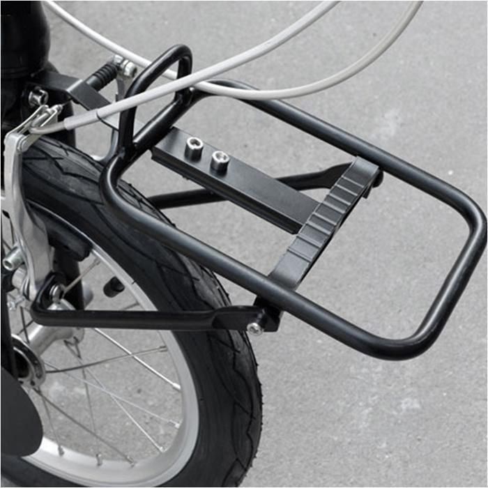 PORTE-BAGAGES AVANT DE vélo, étagère à bagages en acier pour voyage