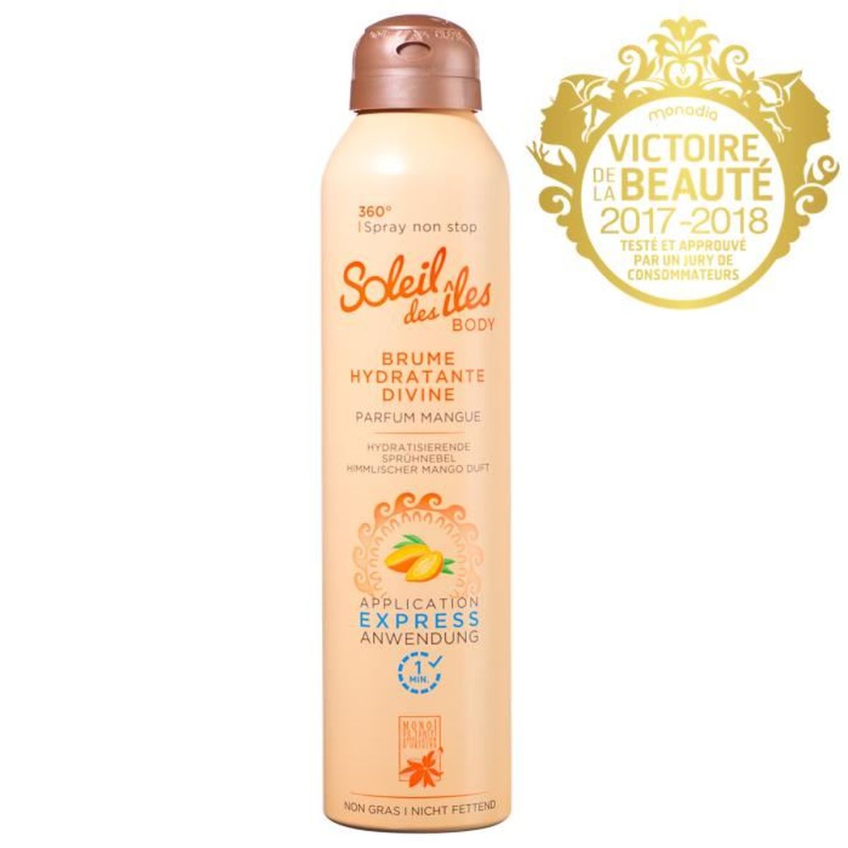 Soleil Des Insels Feuchtigkeitsspendender Nebel – Mit Monoï & Tropischem Orchideenduft, 200 Ml