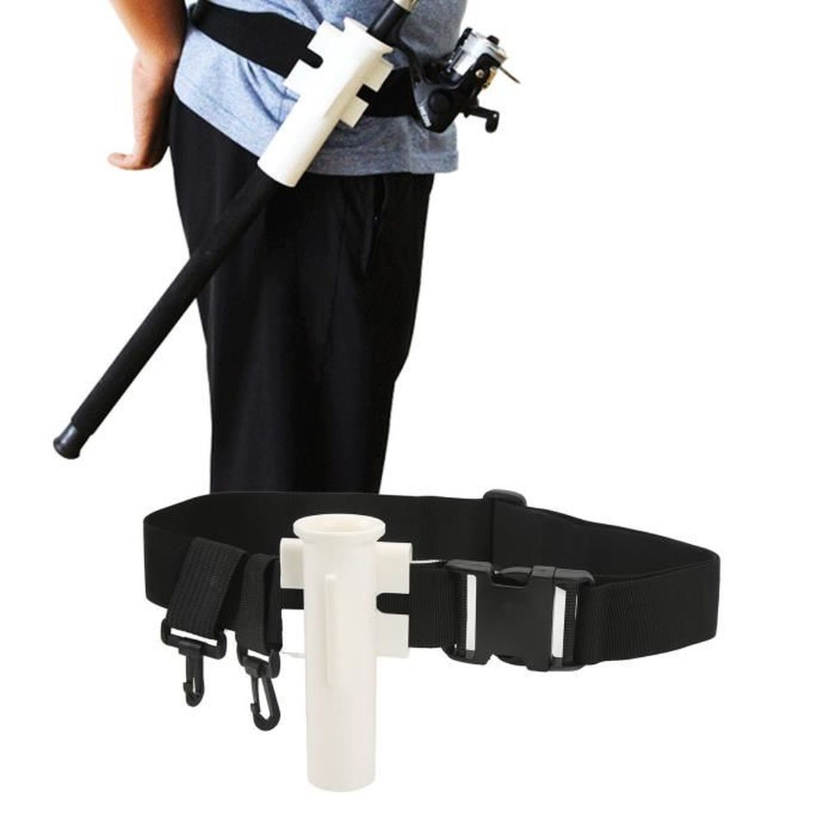 Support de canne à pêche ceinture réglable Eva rembourré