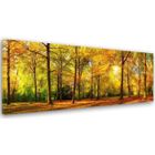 FEEBY Tableau Décoration Murale forêt Automne 40x120 cm Impression sur Toile Paysage Nature tableaux pour la mur pour la Maison