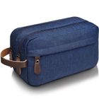 Trousse de Toilette Homme et Femme - FONDUPIN - Denim Bleu - Taille 25x15x9cm