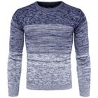 Pull Homme Col Rond - FONDUPIN - Hiver - Manches longues - Bleu