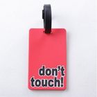 NOVAGO NOV GO® Etiquette bagages/valise Don't touch rouge