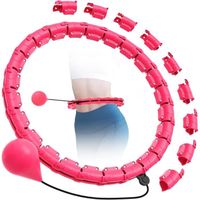 Cerceau Hula Hoop, Smart Hula Fitness avec Gravité Boule de Poids,  Hula Hoop Fitness pour Enfants et Adultes, Perdre du Poids