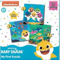 Puzzle Bébé Requin - Pinkfong - 3 puzzles en 1 - Mixte - 24 mois et plus