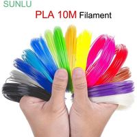Cartouches Imprimantes 3D,Filament de stylo 3D PLA 1.75mm 10 mètres par paquet couleurs complètes pour - PLA 10M random color #C