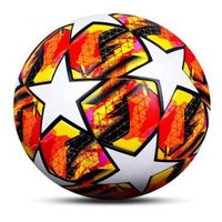 Champions League Ballon de Football Ligue des Champions Le Football Souvenir pour Les Amateurs de Football Cadeau Normal N°5-orange