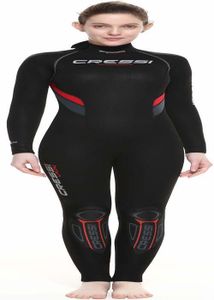 Cressi Castoro Lady 5mm – Combinaison Plongée Néoprène Haute Élasticité Pour Femme, Monopièce + Veste + Capuche Modulables