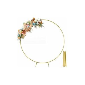 Arche De Mariage Ronde Dorée, 2 Mètres - Cérémonie Et Fête