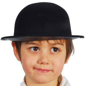 CHAPEAU - PERRUQUE Chapeau melon enfant - Célébrité - Noir - Mixte