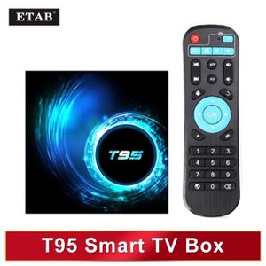 BOX MULTIMEDIA Boîtier Smart Tv T95 Android 10 Quad Core 6k32 go6