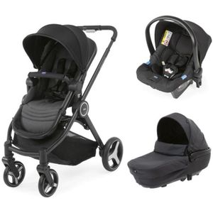 Bébé Confort Poussette trio combinée 3en1 Hello Trio Black Chic