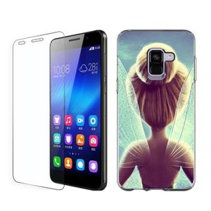 coque samsung a8 bleu