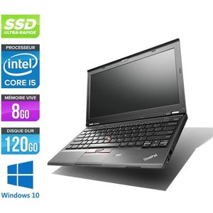 ORDINATEUR PORTABLE Pc portable Lenovo X230 - i5 - 8Go - 120 Go SSD - 