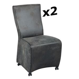 Fauteuil Gris En Microfibre