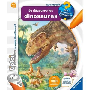 JEU D'APPRENTISSAGE Tiptoi® Livre interactif Je découvre les dinosaure