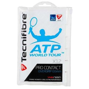GRIP RAQUETTE DE TENNIS Tennis Tecnifibre Pro Contact Atp X12 White
