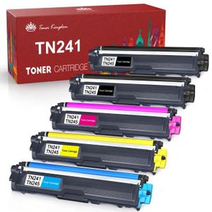 Kineco TN243CMYK TN-243 5 Toners compatibles avec Brother MFC