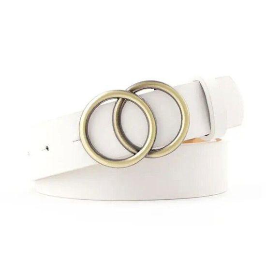 Accessoires Mode Fille 10 Ans SURALIN Lot De 2 Ceinture Enfant Fille, En Cuir Synthétique Ceinture Enfant Fille Vertbaudet