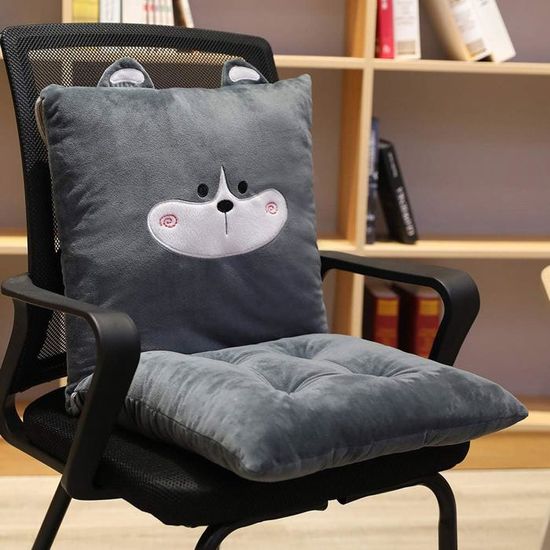 Coussin Siège Avec Dossier Lavable – Ultra Confortable Pour Chaise De Bureau, Salle à Manger, Canapé Ou Gaming