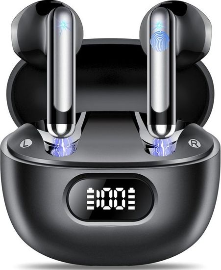 Écouteurs Bluetooth 5.3 Sans Fil - 50H Lecture, 4 Microphones Hi-Fi ENC, IP7 Sport