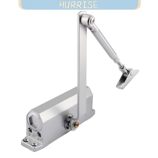 Butée De Porte Hydraulique Réglable – Premium, En Alliage De Zinc, Au Pied, Pour Usage Intérieur