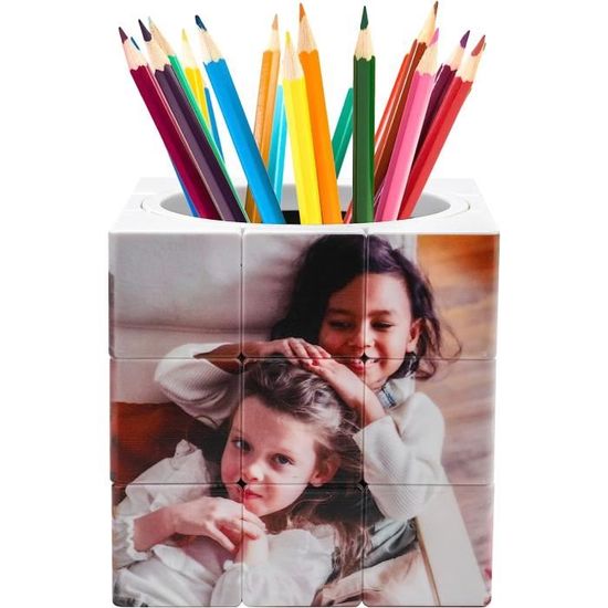 Pot à Crayons Personnalisable En Forme De Crayon - Bois, Deux Tailles, Nom Gravé, Cadeau étudiant Ou Enseignant