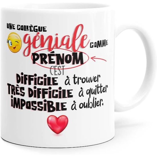 Tasse Personnalisable Avec Prénom – Fille, Humour, Céramique, Multi-thèmes